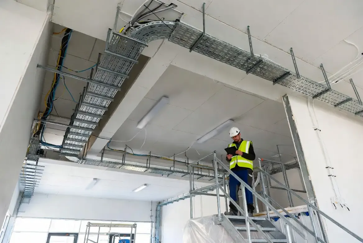 Keurmeester licht de bevindingen toe aan een klant