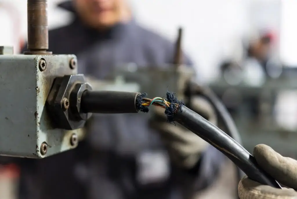 Gecertificeerde keurmeester voert NEN 3140 keuring uit op elektrisch gereedschap op locatie