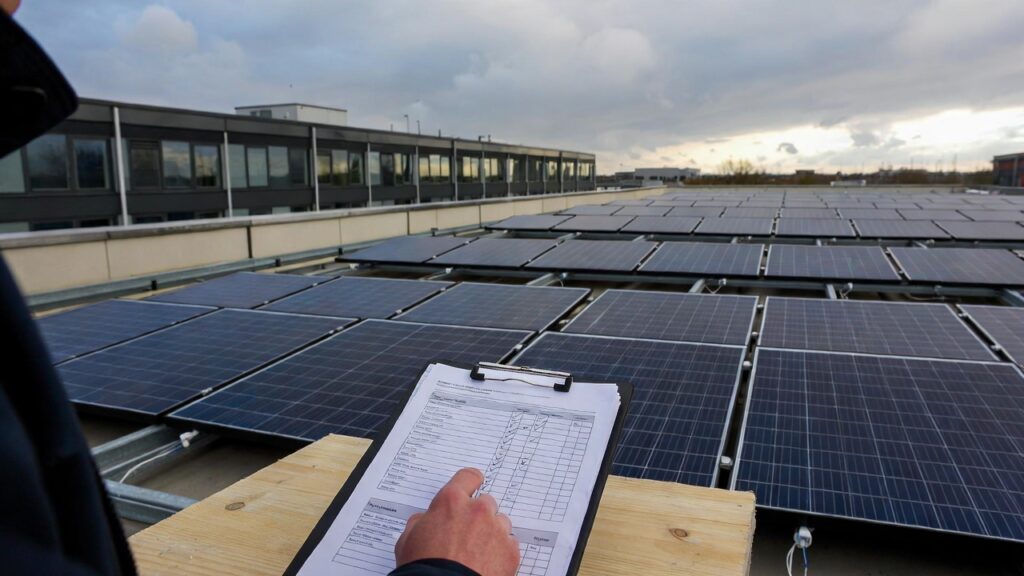Zonnepanelen keuring voor verzekering en opleveringsdossier door gecertificeerde inspecteur