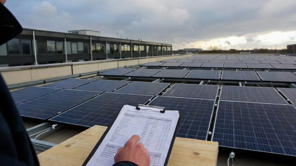 Zonnepanelen keuring voor verzekering en opleveringsdossier door gecertificeerde inspecteur