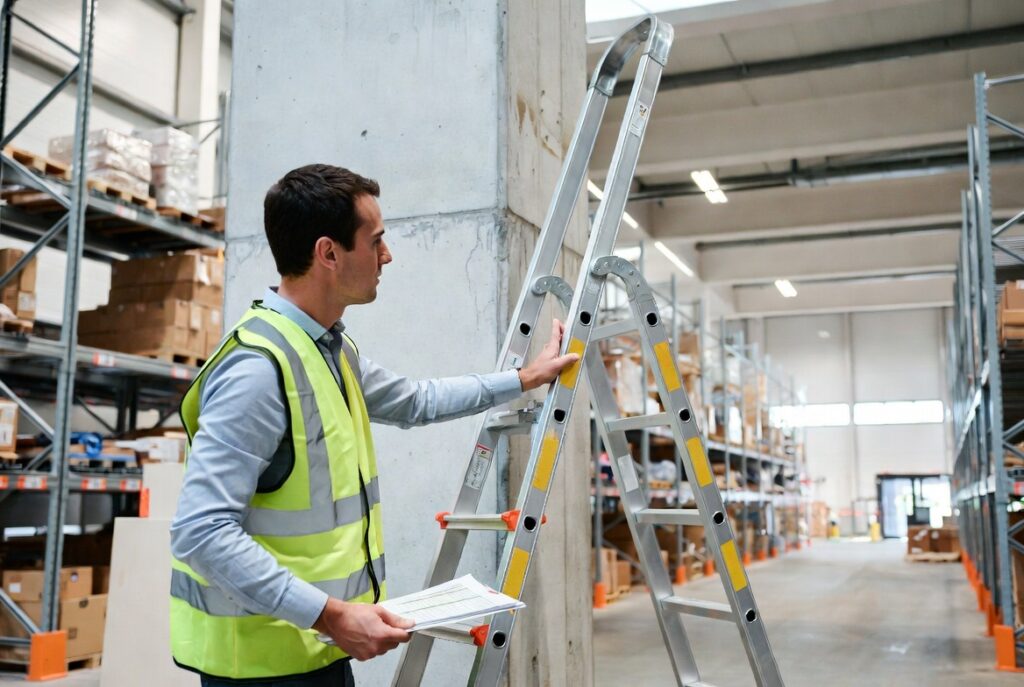 Inspectie van een ladder als arbeidsmiddel conform de Arbowet en NEN-normen