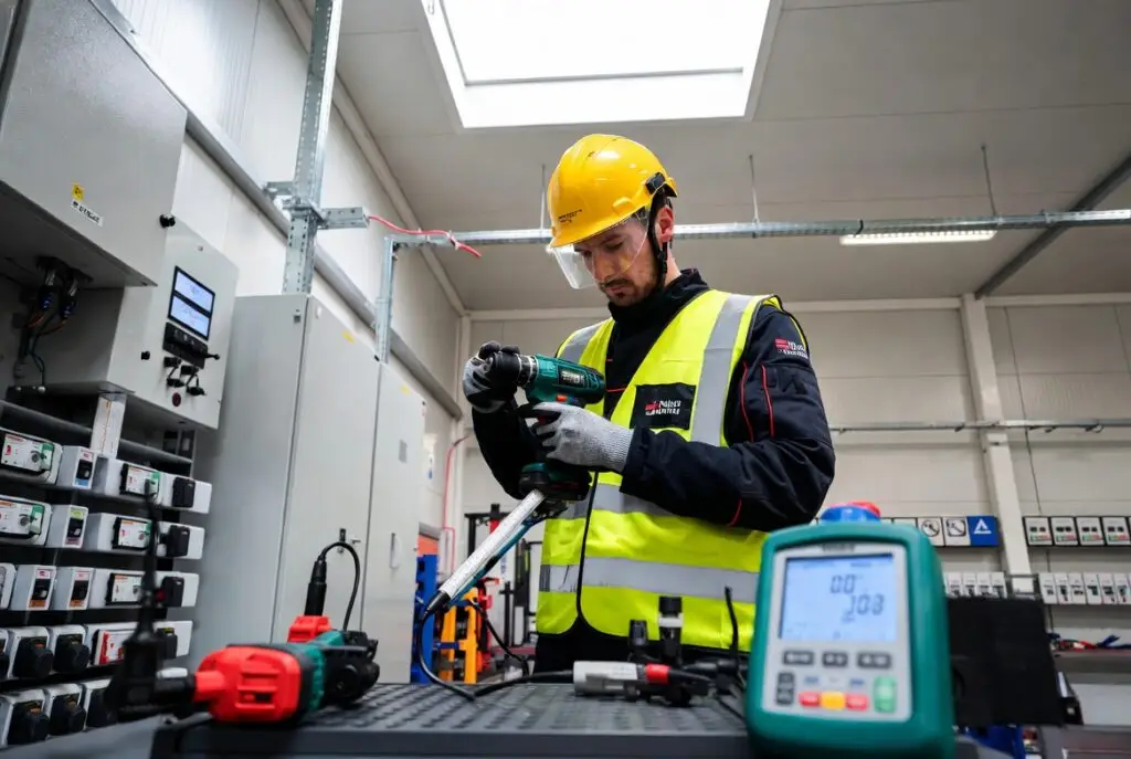 Keuring van elektrisch gereedschap zoals boormachine en slijptol volgens NEN 3140