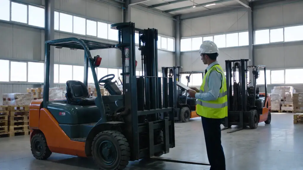 Gecertificeerde heftruck keuring op locatie door Keuringservice Noord